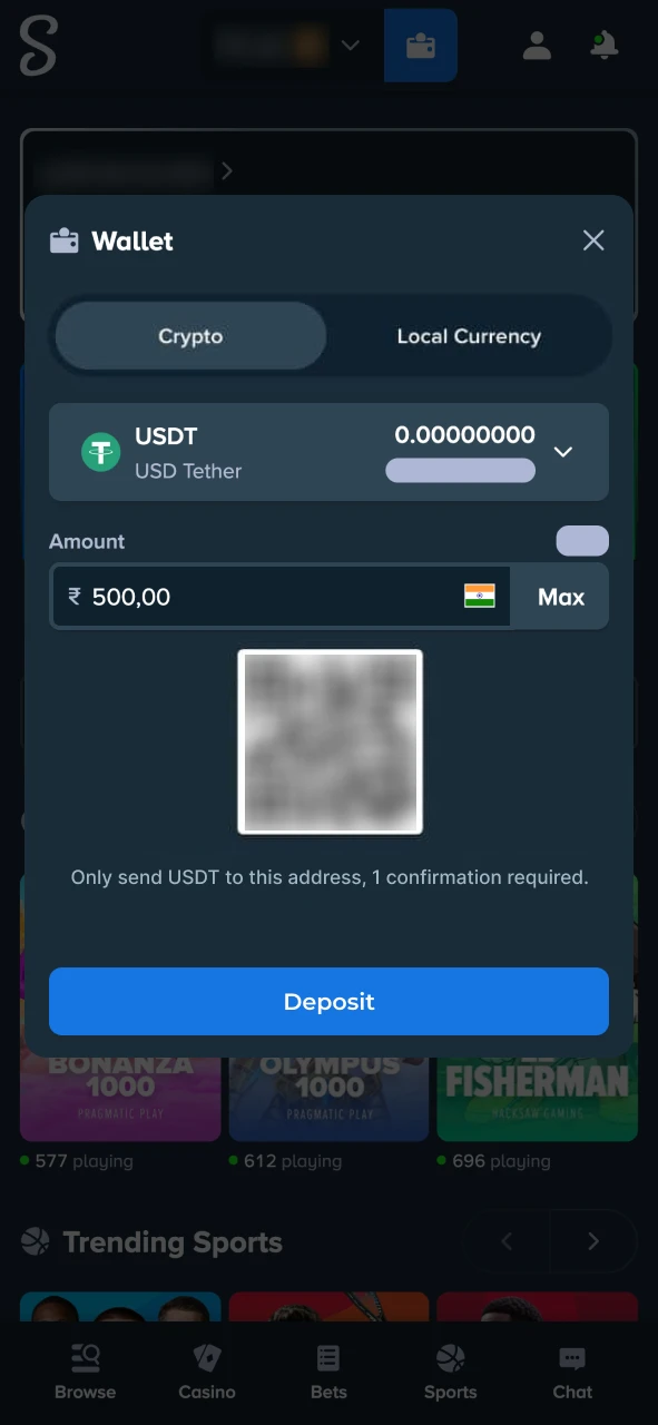 Make your first deposit at Stake to claim a bonus.