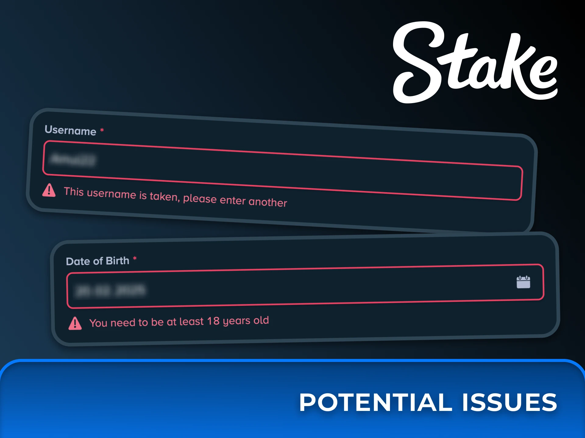 Meet some common Stake register issues and their solutions.