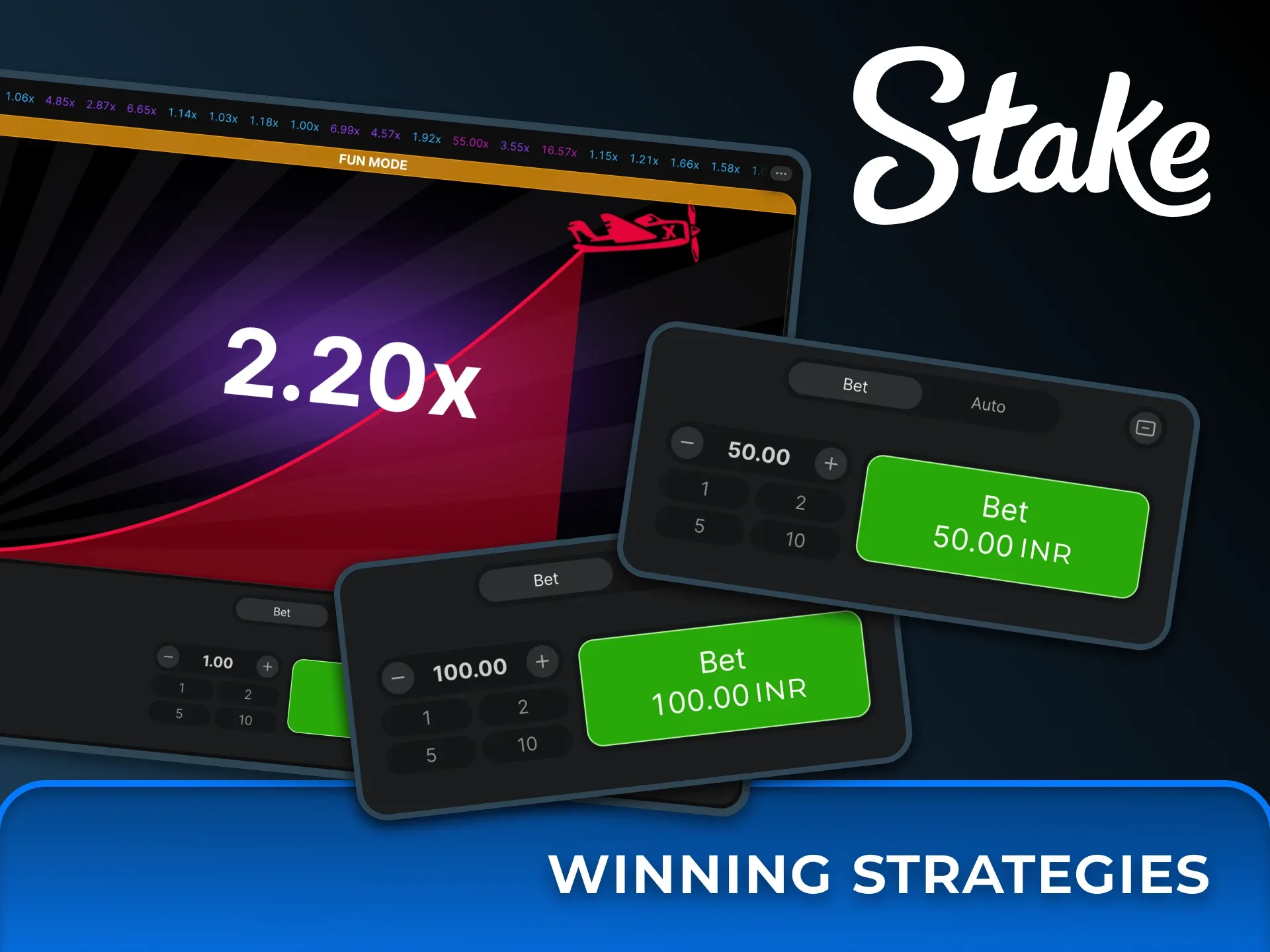 Use some tips to increase your Aviator winnings at Stake.